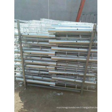 Hot DIP Galvanized Ground Screw Pile, Ground Spike